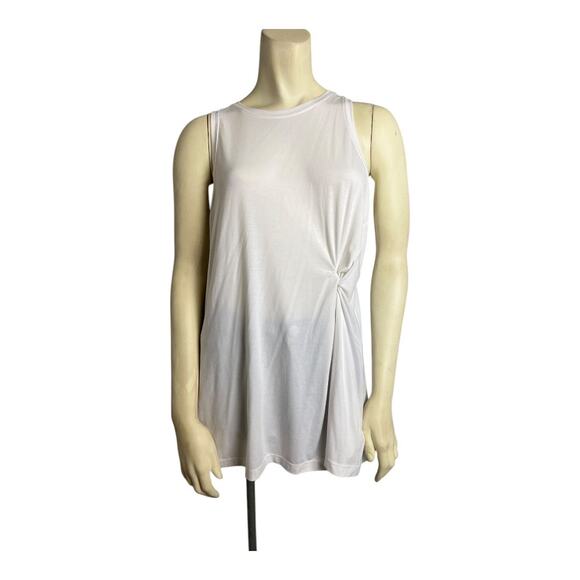 Athleta Tops - Athleta White Athletic Top Shirt Workout Gym Athleisure Sports Athleisure L